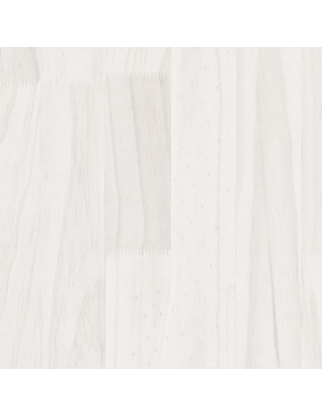 Giroletto in Legno Massello Bianco 75x190 cm Small Single