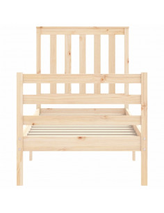 Giroletto con Testiera Small Single in Legno Massello 2