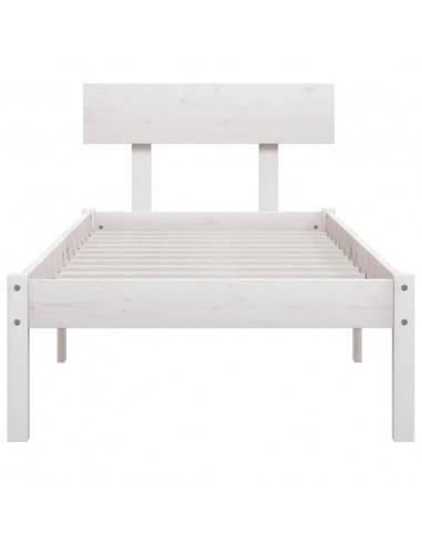 Giroletto Bianco in Legno Massello di Pino 100x200 cm