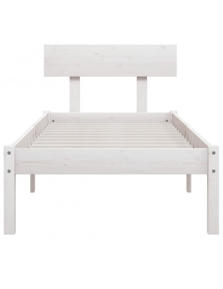 Giroletto Bianco in Legno Massello di Pino 100x200 cm