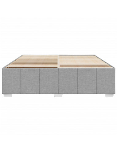 Giroletto senza Materasso Grigio Chiaro 180x200 cm Tessuto