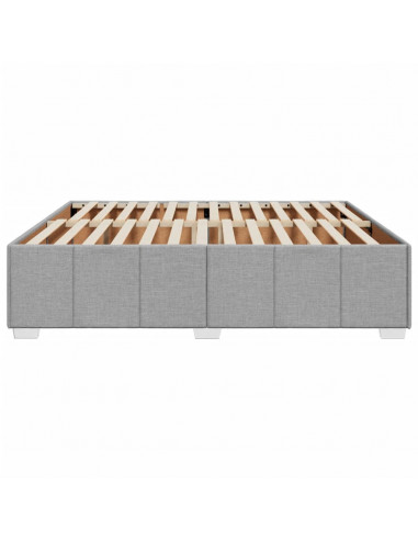 Giroletto senza Materasso Grigio Chiaro 180x200 cm Tessuto