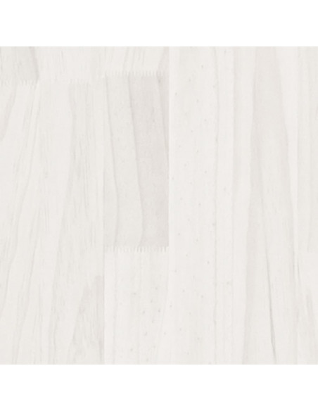 Giroletto Bianco in Legno Massello 135x190 cm Double
