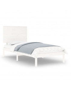 Giroletto Bianco in Legno Massello di Pino 100x200 cm 2