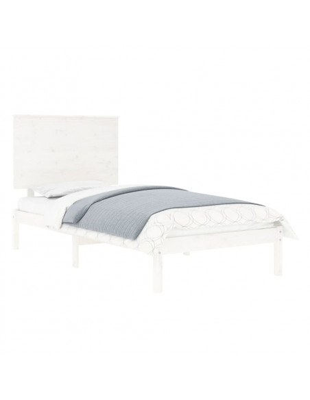 Giroletto Bianco in Legno Massello di Pino 100x200 cm