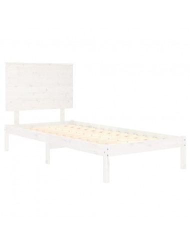 Giroletto Bianco in Legno Massello di Pino 100x200 cm