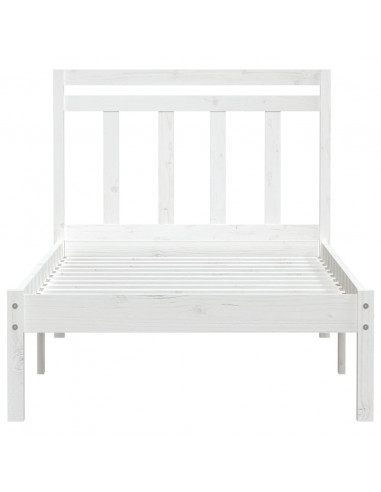 Giroletto Bianco in Legno Massello di Pino 100x200 cm