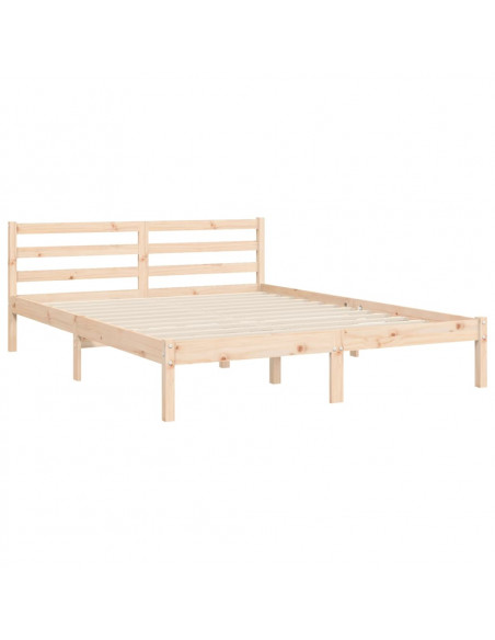 Giroletto con Testiera 140x190 cm in Legno Massello