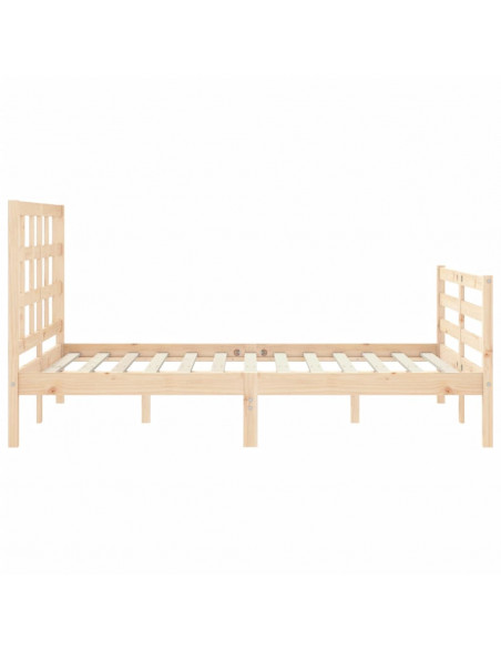 Giroletto con Testiera 140x190 cm in Legno Massello