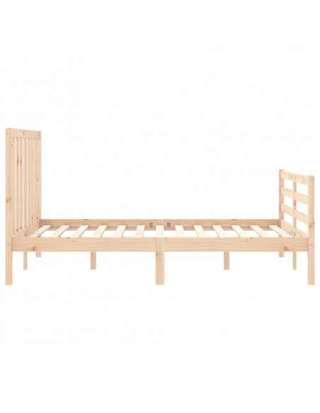 Giroletto con Testiera 140x190 cm in Legno Massello