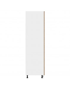 Armadio per Frigo Legno Antico 60x57x207 cm in Truciolato 2