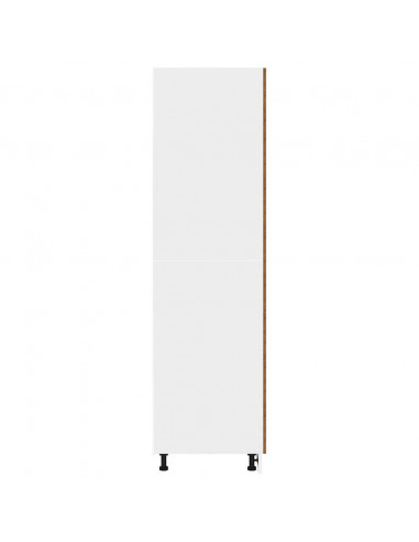 Armadio per Frigo Legno Antico 60x57x207 cm in Truciolato