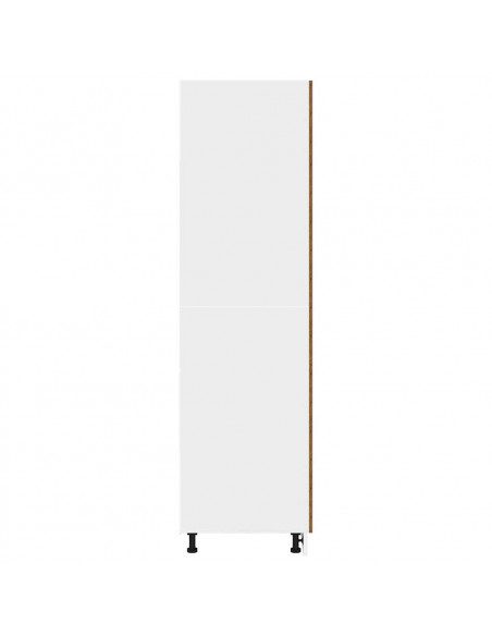 Armadio per Frigo Legno Antico 60x57x207 cm in Truciolato