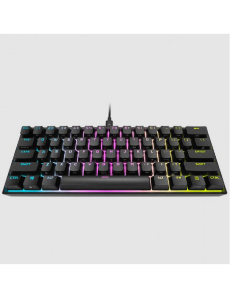 Corsair K65 RGB Mini Tastiera Meccanica MX Cherry Red USB Layout US