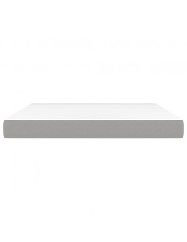 Materasso a Molle Insacchettate Grigio Chiaro 160x200x20 cm