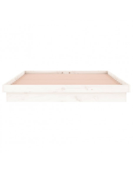 Giroletto LED Bianco 180x200cm Super King in Legno Massello