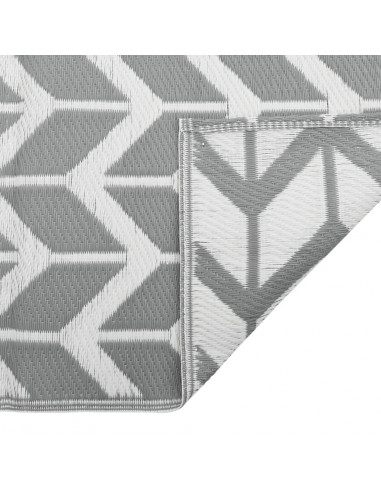 Tappeto da Esterni Grigio 190x290 cm in PP