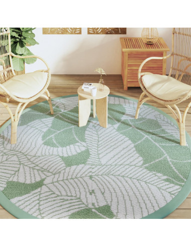 Tappeto da Esterno Verde Ø200 cm in PP