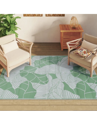 Tappeto da Esterno Verde 140x200 cm in PP