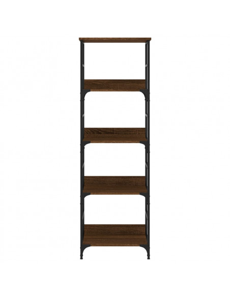 Libreria Rovere Marrone 50x33x153 cm in Legno Multistrato