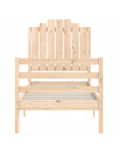 Giroletto con Testiera Small Single in Legno Massello 2