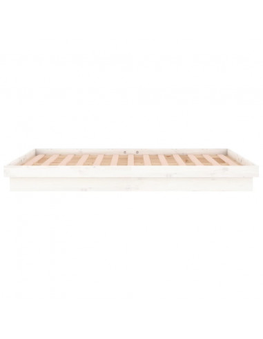 Giroletto con LED Bianco 150x200cm King Size in Legno Massello