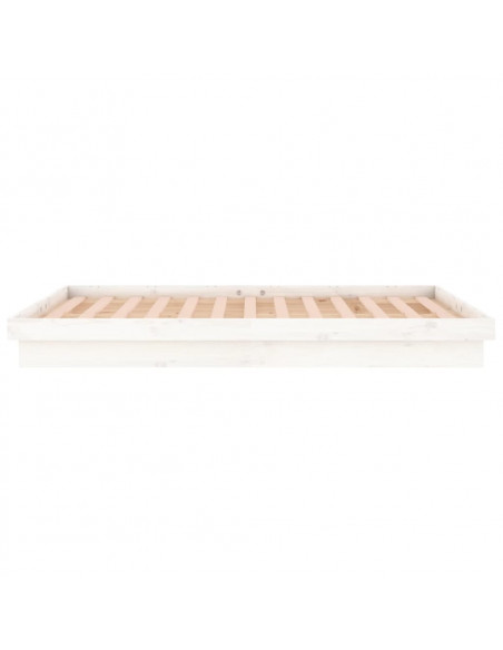 Giroletto con LED Bianco 150x200cm King Size in Legno Massello