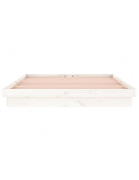 Giroletto LED Bianco 120x190 cm Small Double Legno Massello