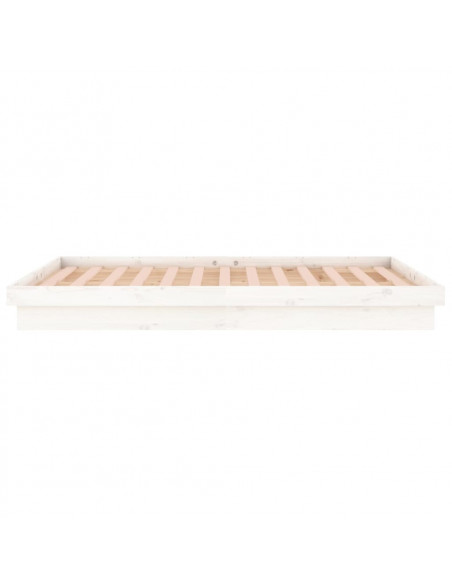 Giroletto LED Bianco 120x190 cm Small Double Legno Massello