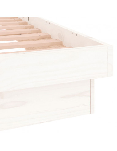 Giroletto LED Bianco 120x190 cm Small Double Legno Massello