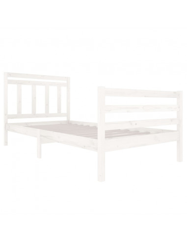 Giroletto Bianco in Legno Massello 100x200 cm