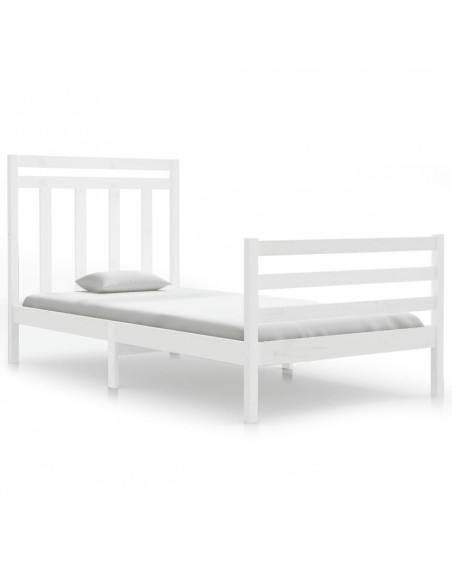Giroletto Bianco in Legno Massello 100x200 cm