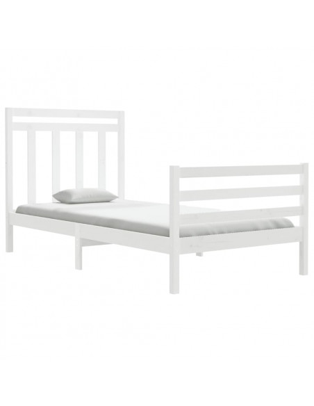 Giroletto Bianco in Legno Massello 100x200 cm