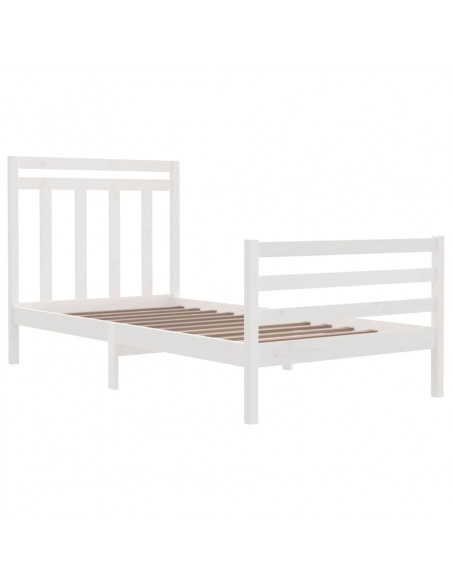 Giroletto Bianco in Legno Massello 100x200 cm