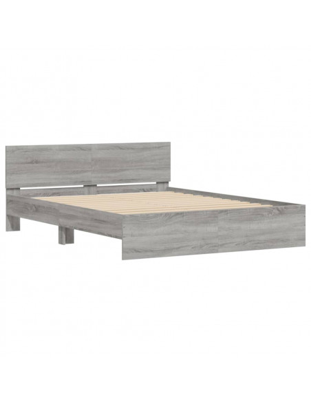 Giroletto con Testiera Grigio Sonoma 150x200 cm
