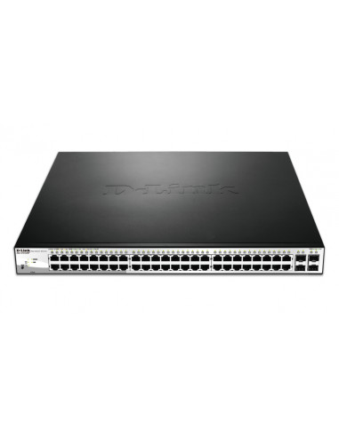 D-Link DGS-1210-52MP Gestito L2 Gigabit Ethernet (10/100/1000) Supporto Power over Ethernet (PoE) Nero, Grigio