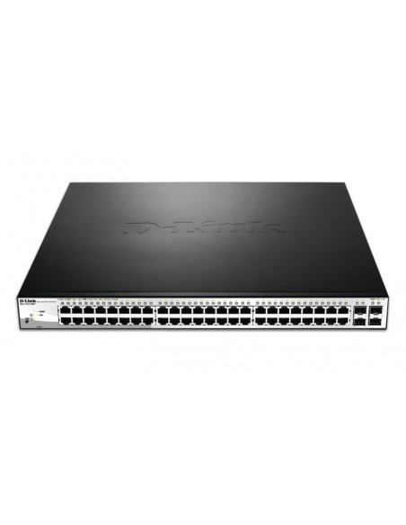 D-Link DGS-1210-52MP Gestito L2 Gigabit Ethernet (10/100/1000) Supporto Power over Ethernet (PoE) Nero, Grigio