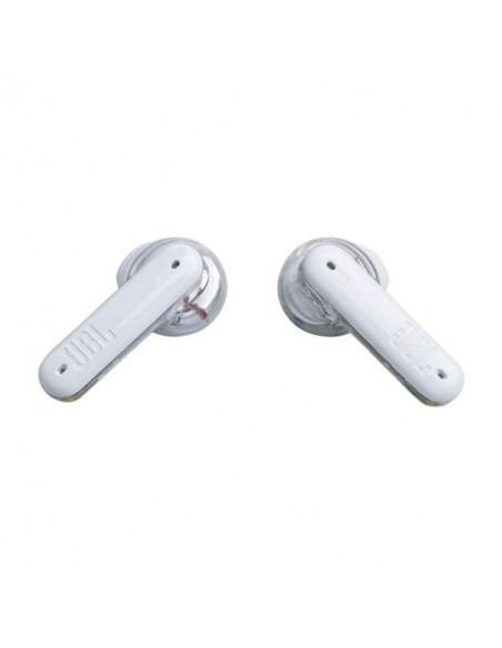 JBL Tune Flex Ghost Edition Auricolare True Wireless Stereo (TWS) In-ear Musica e Chiamate Bluetooth Traslucido, Bianco