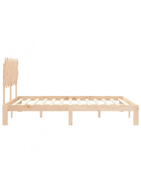 Giroletto con Testiera 160x200 cm in Legno Massello