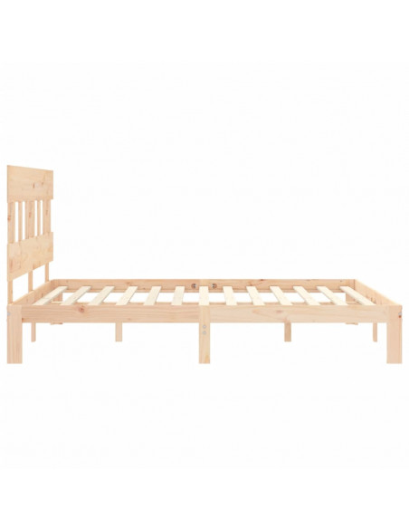 Giroletto con Testiera 160x200 cm in Legno Massello