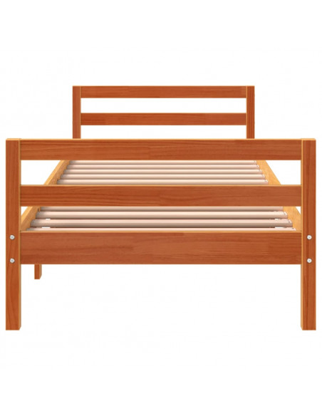 Giroletto Marrone Cera 90x190 cm in Legno Massello di Pino