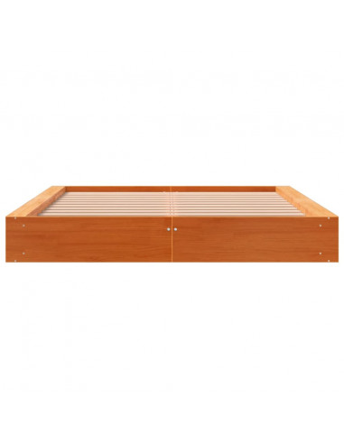 Giroletto Marrone Cera 140x190 cm in Legno Massello di Pino