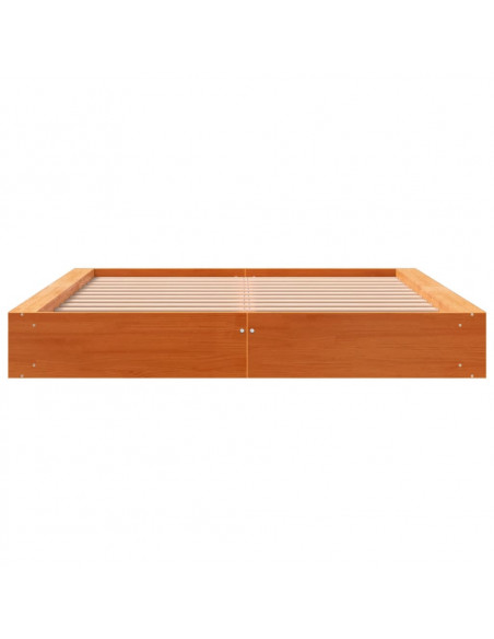 Giroletto Marrone Cera 140x190 cm in Legno Massello di Pino