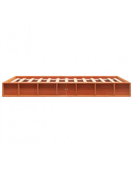Giroletto Marrone Cera 140x190 cm in Legno Massello di Pino