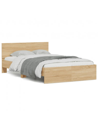 Giroletto con Testiera Rovere Sonoma 120x200 cm