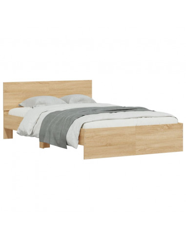 Giroletto con Testiera Rovere Sonoma 120x200 cm