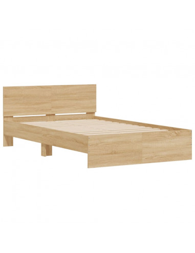 Giroletto con Testiera Rovere Sonoma 120x200 cm