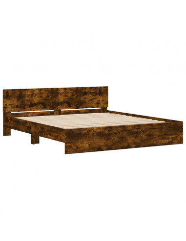 Giroletto con Testiera Rovere Fumo 180x200 cm