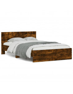 Giroletto con Testiera Rovere Fumo 120x200 cm 2