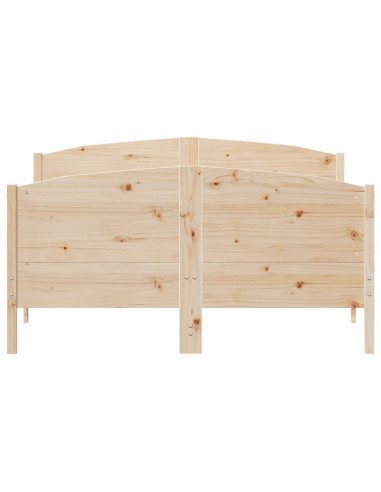 Giroletto con Testiera 120x200 cm in Legno Massello di Pino